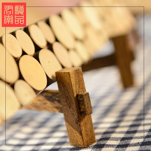 Junchi Chao Pin, Тайвань в стиле иностранной торговли Импорт и экспорт -макияж зеркало деревянное зеркало макияжа может сложить складное заправковое зеркало ретро зеркало