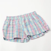Mùa hè bông quần short nữ kẻ sọc cotton Một phiên bản từ nhà quần short quần ngủ Aro quần