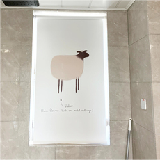 Шторы рулонные 北欧卷帘免打孔卫生间窗帘防水遮光升降厨房餐厅阳台浴室隔断民宿