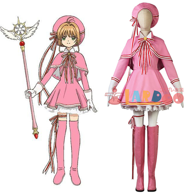 taobao agent [Lardoo] Magic Card Girl Sakura cos Wooden Sakura Battle Service Full COSPLAY Anime Costume Woman