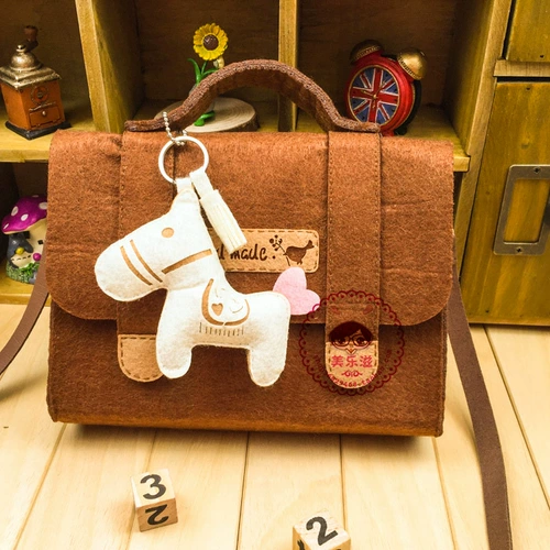 Флисовая ткань, набор материалов, небольшая сумка, кошелек, рюкзак, сумка на одно плечо, DIY, не требует вырезания