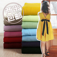 Hai mét vận chuyển Tiansi gai bông vải bông và vải lanh đồng bằng lanh mùa thu váy váy áo choàng quần áo tự làm thủ công vải