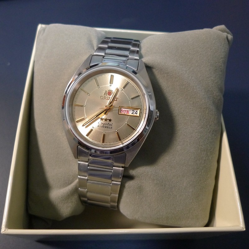 Orient 东方双狮 ThreeStar 男式机械表 FAB00006C9 镇店之宝￥343.12 可3件9折