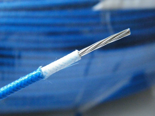 Тайвань NIZING 16AWG силиконовый высокотемпературный провод со слоем волоконной сетки, синий 1,25 квадратных метра, 2,2 юаня/метр