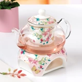 Свеча, глянцевая глина, ароматизированный чай, заварочный чайник, фруктовый чай, послеобеденный чай, мундштук, европейский стиль