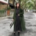 FECN 2018 mùa thu mới Áo khoác lửng hai mặt áo len giản dị dành cho nữ - Trung bình và dài Coat áo khoác len nữ Trung bình và dài Coat