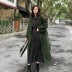 FECN 2018 mùa thu mới Áo khoác lửng hai mặt áo len giản dị dành cho nữ - Trung bình và dài Coat Trung bình và dài Coat