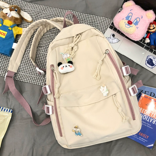 Японский вместительный и большой ранец, сумка через плечо, универсальный свежий рюкзак, подходит для студента