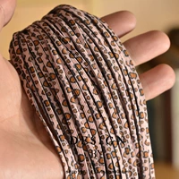 0083-розовый леопардовый печать 5 метров