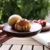 Kawashima Nhà Nhật Bản Đen Walnut Disc Đăng Tấm Tấm Trái Cây Sáng Tạo Tấm Tấm Gỗ Tráng Miệng Tấm Bộ Đồ Ăn GP-19