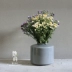 Trở lại cơn mưa, chiếc bàn gốm đơn giản màu xám retro mới tráng men màu xanh lam - Vase / Bồn hoa & Kệ Vase / Bồn hoa & Kệ
