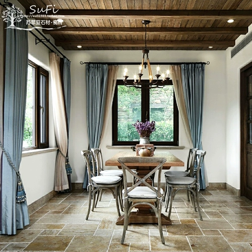 Европейская в стиле естественный золотая пещера кофейная пещера Камень Головая комната гостиная