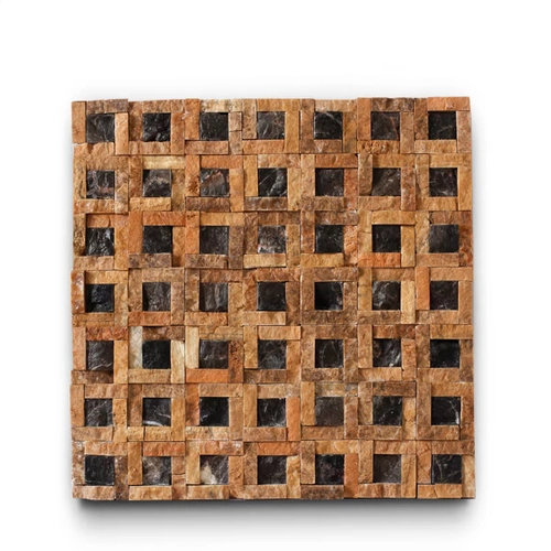 Культурная камень мозаика натуральный камень мрамор хрустальный телевизионный фоновый верант сценарий забитый кирпичный кирпич