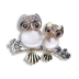 YCHEN Baroque Owl Nhân tạo Opal Corsage Trâm Nữ Thời trang Hàn Quốc Áo len Pin Phụ kiện khóa Trâm cài