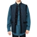 Sợi tơ tằm cao cấp cộng với áo khoác cotton Baifulong dày lụa jacquard nam Tang phù hợp với áo vest Tang quốc phục