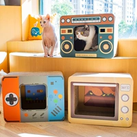 Телевизионная гофрированная бумажная игрушка для кошки игрушки для кошек, кошачьи гнезда интегрированные кошки кот