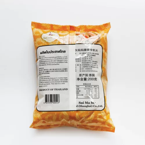 Таиланд импортированная вода Мать Мать Песня Каошэн Креветки таблетки из оригинальных цветовых креветков и кусочек креветок должны быть жареными и пышными повседневными закусками DIY