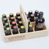 Doterra, масло, система хранения, деревянная коробка, портативная корзина, стенд из натурального дерева, 21 ячеек