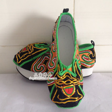 Даосская обувь 三宝佛具台湾道教用品道士鞋高功衣道士云鞋高功鞋*橘色云靴