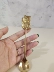 Xuất khẩu Nhật Bản Golden Rose Gold Dễ thương Dễ thương Lucky Cat Coffee Spoon Stirling Spoon Tráng miệng Muỗng Trà chiều - Cà phê đồ pha cafe Cà phê