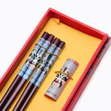 Подарочная коробка, китайские деревянные резные палочки для еды, подарок на день рождения, китайский стиль
