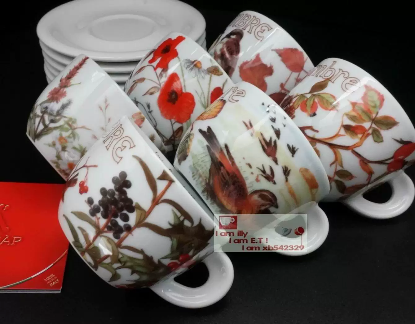 [ancap安卡特卡布奇诺Cappuccino咖啡杯 意大利秋冬六月花季套杯]