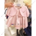 Nữ sinh Hàn Quốc bé gái 2018 thu đông B Sinh nhật sinh nhật PACO váy hồng công chúa váy ngoài