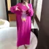 Modal nightdress nữ mùa xuân và mùa thu tay áo dài năm nay lợn lỏng đồ ngủ dễ thương lợn dài phụ nữ mang thai dịch vụ nhà - Đêm đầm đầm trắng dự tiệc Đêm đầm