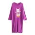 Modal nightdress nữ mùa xuân và mùa thu tay áo dài năm nay lợn lỏng đồ ngủ dễ thương lợn dài phụ nữ mang thai dịch vụ nhà - Đêm đầm đầm ngủ công chúa Đêm đầm