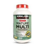 Американские оригинальные многомерные мультивитаминные минералы Kirkland для людей среднего и пожилого возраста, 400 капсул.