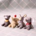 Quà tặng ngày Giáng sinh Zakka Tra cứu Starry Bear Bộ sưu tập động vật Nhựa Doll Trang trí máy tính để bàn Trang trí