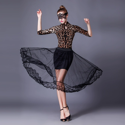 Кружевная квадратная черная длинная сексуальная юбка, длина миди, высокая талия