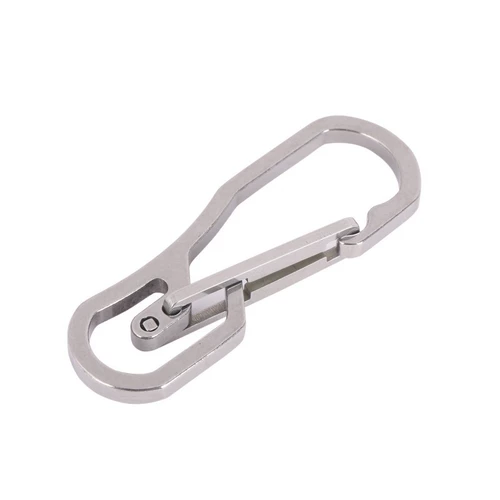 Металлическое тактическое дорожное снаряжение для ключей с застежкой из нержавеющей стали, универсальный брелок