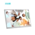 Vỏ kim loại 12 inch khung ảnh kỹ thuật số HD màn hình LED album điện tử siêu mỏng hẹp side treo tường video quảng cáo máy