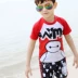 Đồ bơi trẻ em siêu trắng cho bé trai chia đồ bơi phù hợp với bé trai kem chống nắng cho bé - Bộ đồ bơi của Kid
