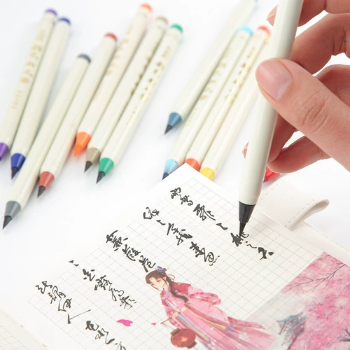 Японская платиновая кисть для письма, комиксы, акварель, мелки, планировщик, английский