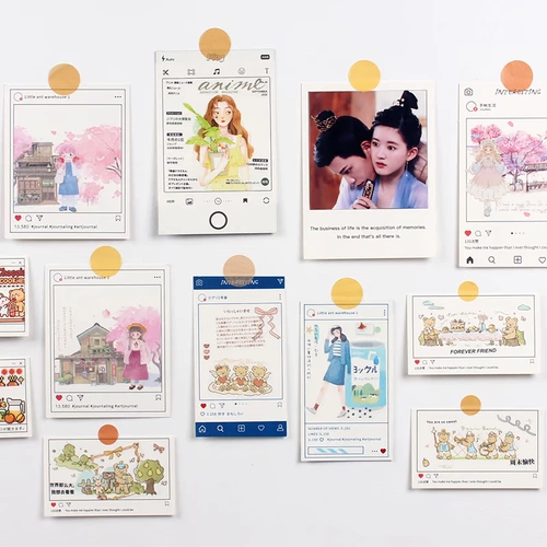 Новая оригинальная коллажная коробка рука рука фото настенная рама украшения разделить зеркал ins лента съемки