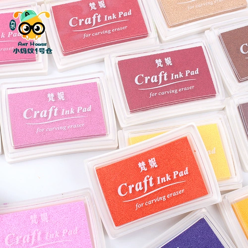 Креативные канцтовары, печать, черная кофейная чернильная подушечка, в корейском стиле, 40 цветов