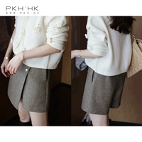PKH.HK Зимний специальный и ассистент Xiao Daai Daai Daai Slender Boots теплый дизайн шерстяные юбки брюки