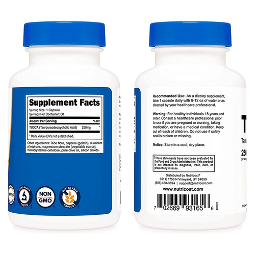 Nutricost желчная соль Tudca Капсула Тауро Пилинг Галлеж