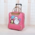 Túi chống nước trường hợp xe đẩy dễ thương túi xách nam và nữ vali công suất lớn PU da mềm hộp du lịch túi lên máy bay vali xiaomi passport Va li