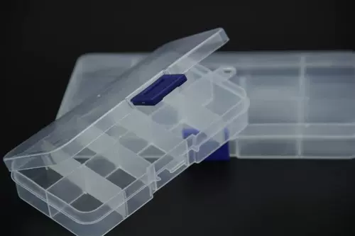 Съёмная прозрачная пластиковая коробка для хранения, ящик для хранения, коробочка для хранения, 10 ячеек, 15 ячеек