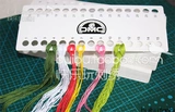 1-20 отверстий DMC Blank Tangent Board Tant-Stitch Emelcodery Line Настройка трехмерной линии вышивки вышивки.
