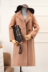 A1812 chống mùa bán mùa đông ánh sáng sang trọng Albaka dài hai mặt cashmere alpaca coat áo len áo khoác nữ form rộng Áo len lót đôi