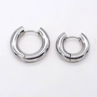 Серьги из нержавеющей стали в стиле хип-хоп, 5mm
