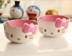 Hello kitty Hello Kitty sáng tạo dễ thương bộ đồ ăn bằng nhựa bát hoạt hình trẻ em melamine bát cơm bát súp bát - Đồ ăn tối Đồ ăn tối