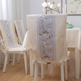 Современный прямоугольный журнальный столик, ткань, комплект, простой и элегантный дизайн, с вышивкой