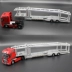 Ưu đãi đặc biệt Kaidiwei hợp kim kỹ thuật xe vận chuyển 1:50 xe hai lớp vận chuyển xe moóc phẳng mô hình xe đồ chơi - Chế độ tĩnh