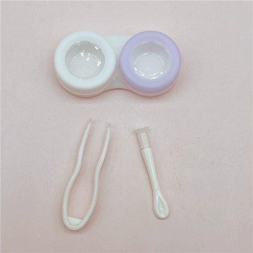 Cartoon Stealth Myopia Glasse Box Box, чтобы написать коробку с партнером двойной цепной коробку портативной замены зрачка WL122