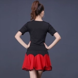 Комплект, танцующая футболка, юбка, мини-юбка, костюм, короткий рукав